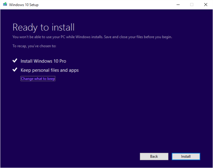 Windows version 10586